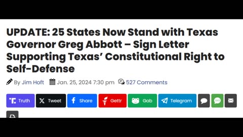 25 STATES STANDING WTH TEXAS