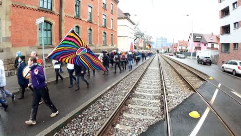 Trommler in Stuttgart am 22.01.2022