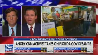 WATCH: Tucker Carlson, Ron DeSantis Take Turns Slamming CNN's Attacks on Florida's COVID Response