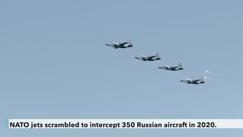 NATO jets scrambled to intercept 350 Russian aircraft in 2020