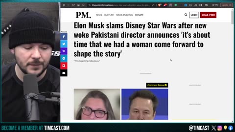 Disney DOUBLES DOWN On Woke Star Wars, Elon Musk Says Its RIDICULOUS, Rey Film Will be Feminist Mess