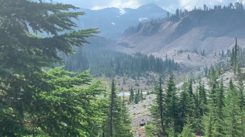 Central Oregon - Three Sisters Wilderness - One last glimpse.....