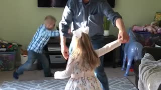 My grandkids dance