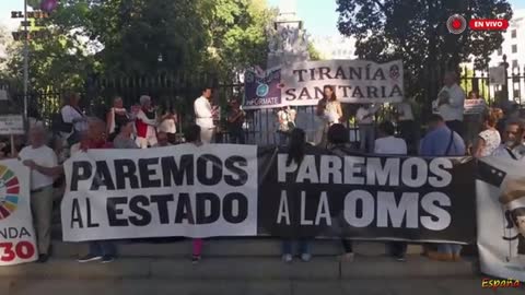 Terra SOS-tenible Manifestación "Paremos al Estado, Paremos a la OMS" Madrid 24 Sept.2022 (Vídeo 6)