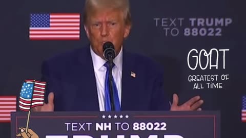 #bullshit President Trump clip from Derry New Hampshire 10/23/23
