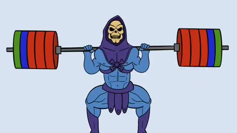 Squats with Skeletor