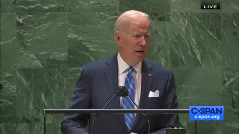 Uh Oh! Geriatric Joe Confuses United Nations for the US