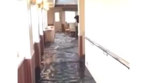 Cruise Ship Flooded With Water