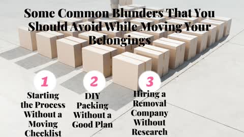 Moving Mistakes and How to Avoid Them