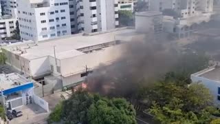 Emergencia por explosión de transformador en Bocagrande