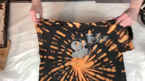 (119) Tie Dye A T-Shirt With Bleach Easy For Beginners