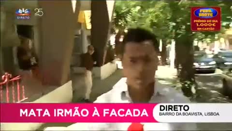 Jornalistas da SIC atacados em direto. Tiveram de cortar emissão.