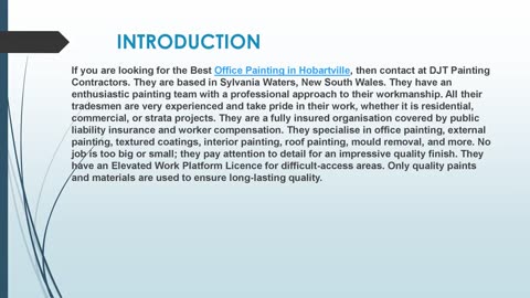 Looking for the best Office Painting in Hobartville