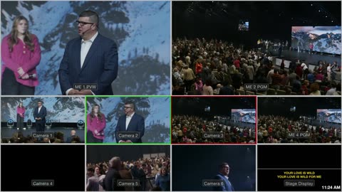 Church Worship Multiview | Broadcast Production BTS | Blackmagic Cameras