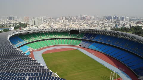 Kaohsiung National Stadium 國家體育場 🇹🇼 (2018-11) {aerial}