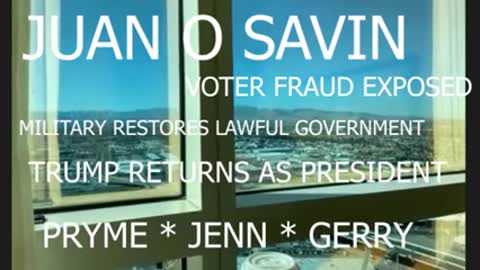 Juan O Savin - 3-1-21 latest update with Pryme, Jennifer and Gerry