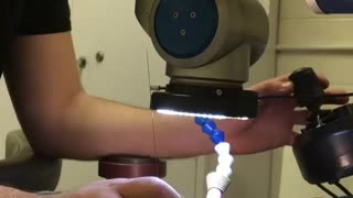 Hand Feeding .020 wire on alpha laser