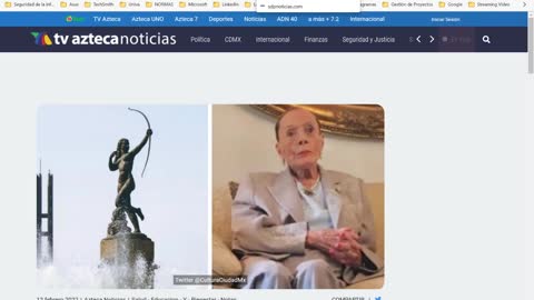 Fallece la modelo de la escultura DIANA CAZADORA en México