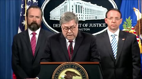 Bill Barr Press Conference (Old YouTube Video)