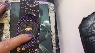 Gothic Purple Journal Flip Through (from Lovely Lavender Wishes)