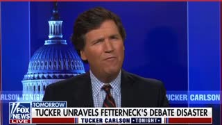 Tucker Unravels Fetterman Debate Disaster
