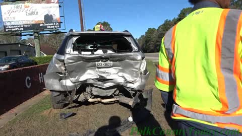 VEHICLE SLAMMED FROM BEHIND, SPRING CREEK TEXAS, 12/12/21...