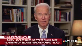 Joe Biden on what November elections could look like