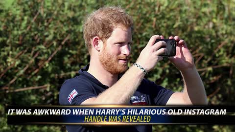 Awkward moments of Prince Harry