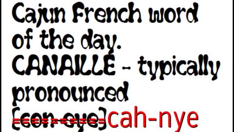 Cajun French - Daily Graphic - Part 4