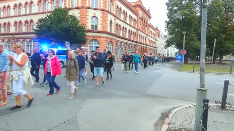 Eindrücke vom 121.Montagsspaziergang in Görlitz am 22.08.2022