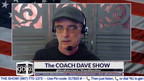 Coach Dave is LIVE! Happy Monday at the Coach Dave Show!!