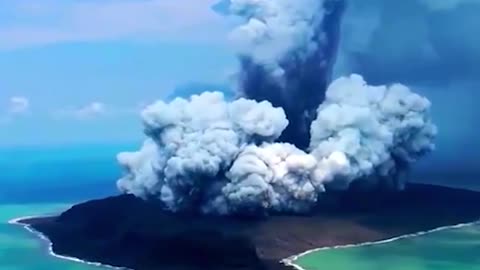 The Hunga Tonga volcano erupted, and a tsunami 2022