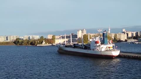 View Of The Marine Station In St. Petersburg