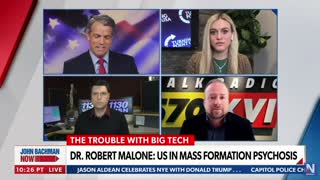 Ari Hoffman speaks to Newsmax host John Bachman about Twitter banning Dr. Robert Malone