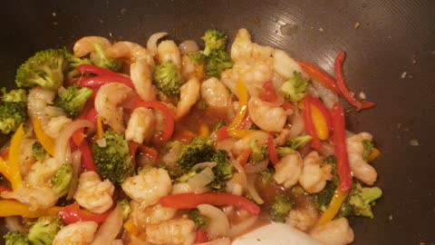 Sweet sour shrimp 3