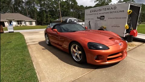 Auto Detailing ASMR Dodge Viper Supercharged