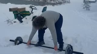 Snow squats