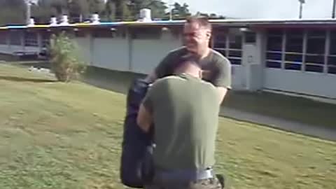 Marine pissed his pant after sprayed with oc