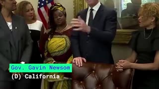 Gavin Newsom celebrates signing of hair discrimination bill