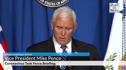 Pence: 'Absolutely essential' that schools reopen in the fall