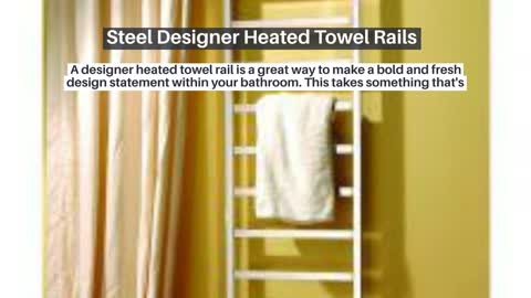 Electric Steel Curved Heated Towel Rails