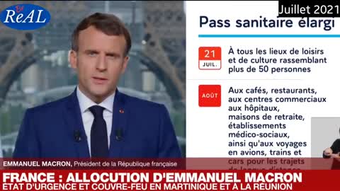 LE MENTEUR PATHOLOGIQUE MACRON ASSURE QUE LA VACCINATION NE SERA JAMAIS OBLIGATOIRE !!!