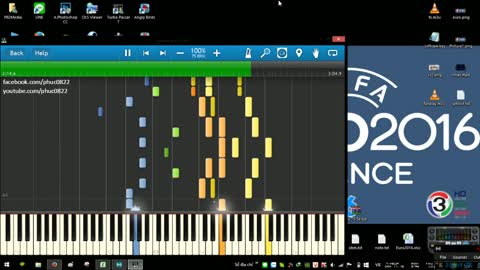 Poetic Sonatina - Richard Clayderman (Synthesia midi music)