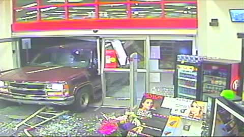 Suspects fail ATM theft after crashing through storefront