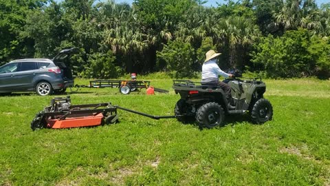 8 MAY 2021 - Mowing the RCVA Section & Ditching for Irrigation