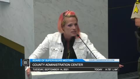 BE FREE! Audra Morgan @ San Diego Board of Supervisors! 9/14/21