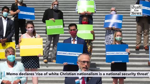 Democratic memo declares 'rise of white Christian nationalism is a national security threat'