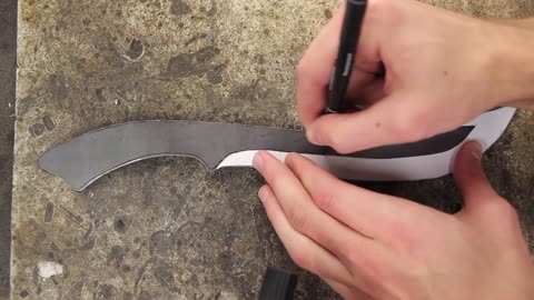 Knife making - Elven blade --- AF invention