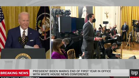 Ouch! AP Reporter Confronts Biden at Presser -- Biden Fumbles, Keeps Repeating "We've MadeProgress"