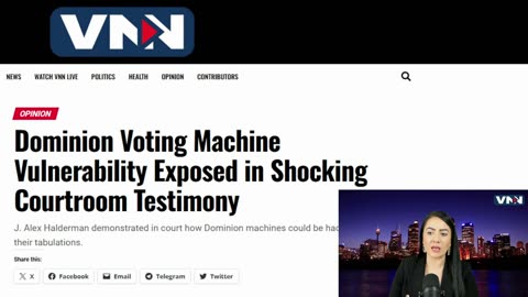 Shocking Courtroom Testimony Exposes Dominion Voting Machine Vulnerability